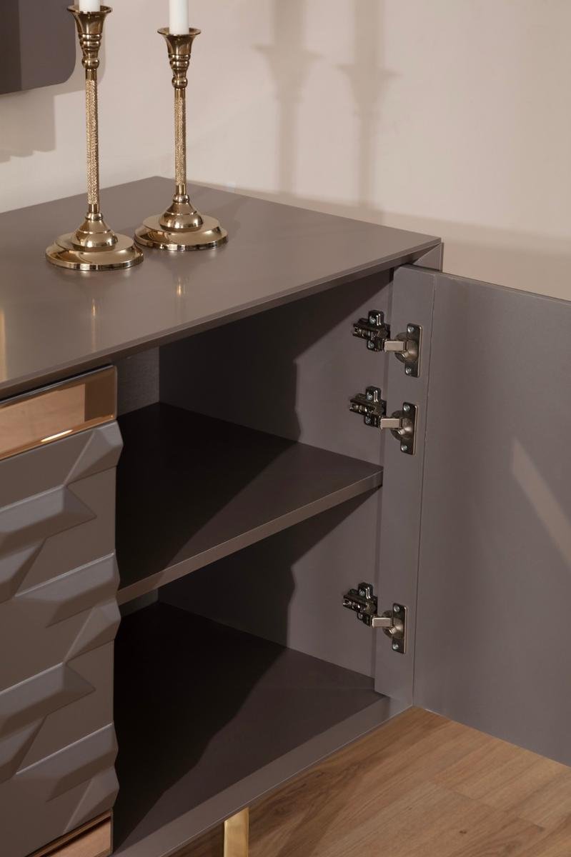 Gallina – Луксозен трапезен комплект с мраморен ефект и златни акценти - Image 8