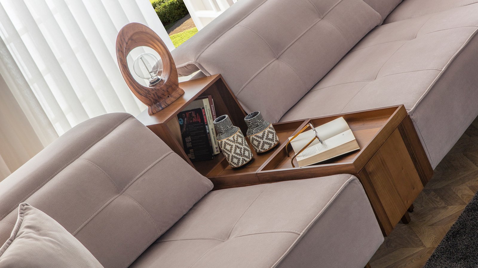 Milano – модулен ъглов диван с релакс функция и луксозна тапицерия - Image 3