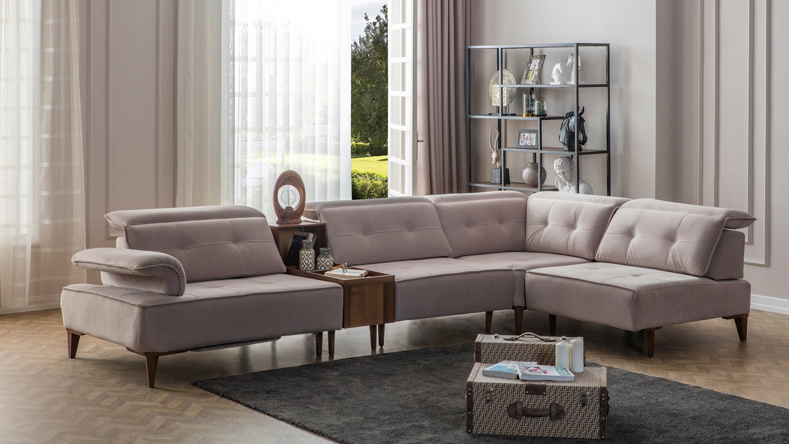 Milano – модулен ъглов диван с релакс функция и луксозна тапицерия - Image 5