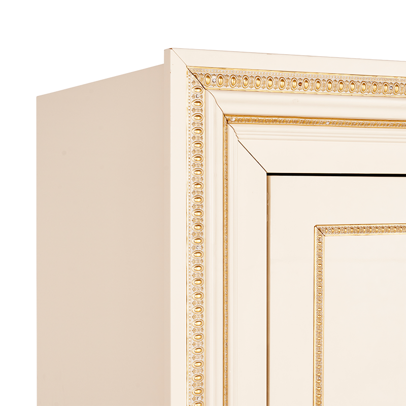 Гардероб с 5 врати – Класически стил с позлатени орнаменти - Image 3