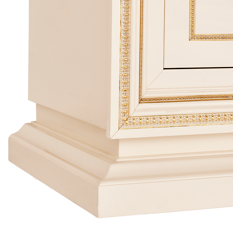 Гардероб с 5 врати – Класически стил с позлатени орнаменти - Image 4