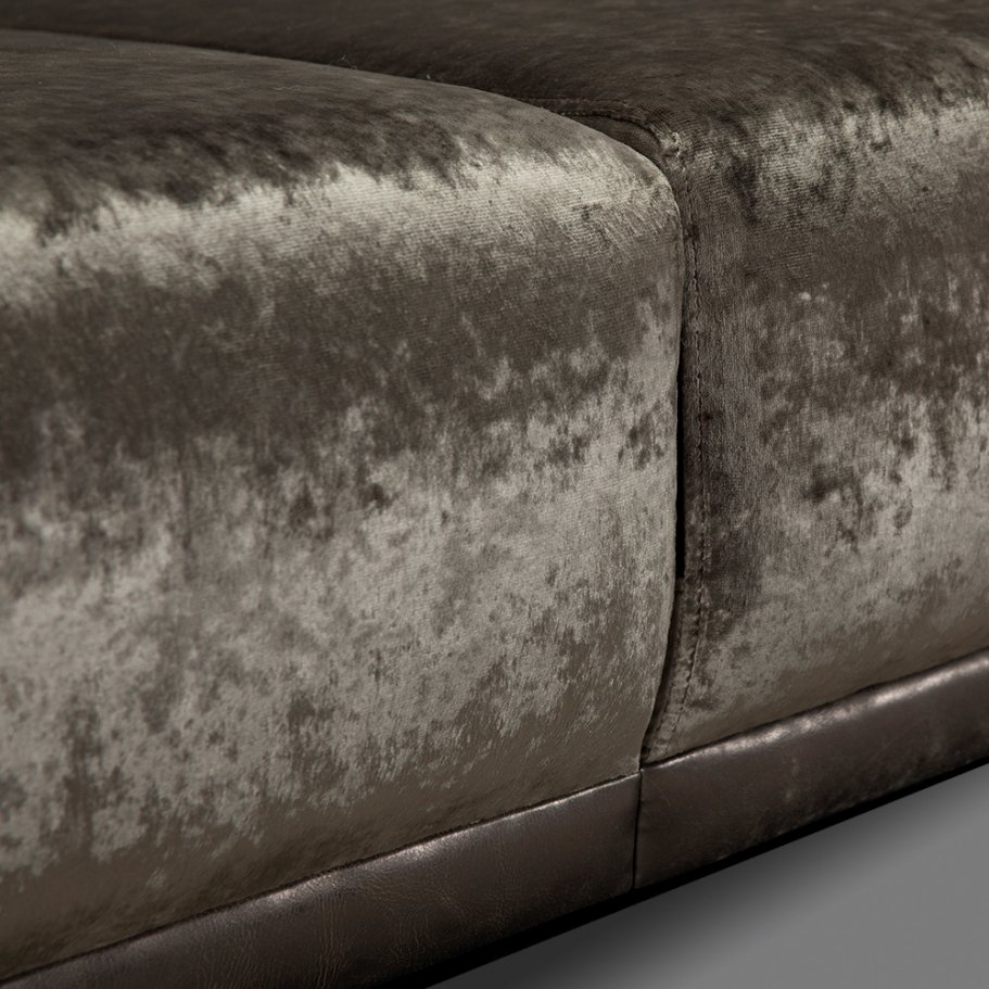 Konkorta Glow Mix – луксозен диван от кожа и текстил с елегантен дизайн - Image 4