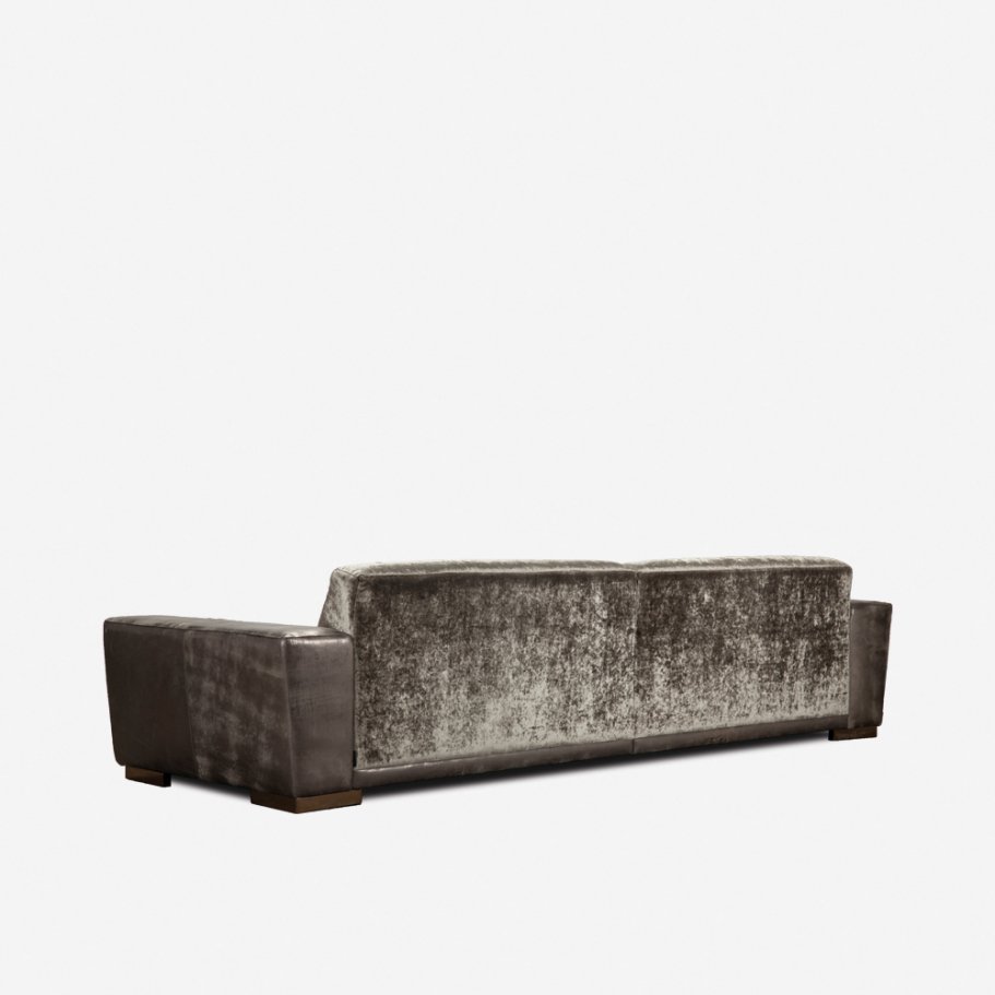 Konkorta Glow Mix – луксозен диван от кожа и текстил с елегантен дизайн - Image 3