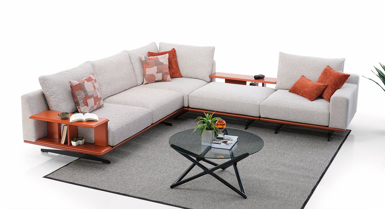 GIZA модулен диван – съвременен комфорт с текстурни акценти - Image 3